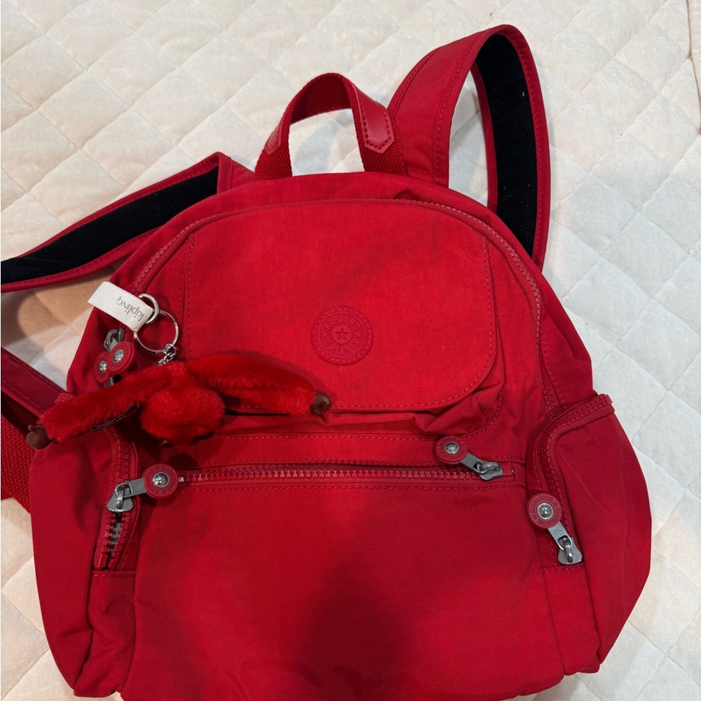 Chic Red Women's Backpack